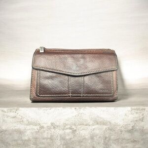 Fossil Dark Brown Leather Men/ Women Wallet